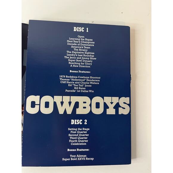 Dallas Cowboys Football Complete History Of America's Team 1960-2003 DVD Box Set - Picture 2 of 5